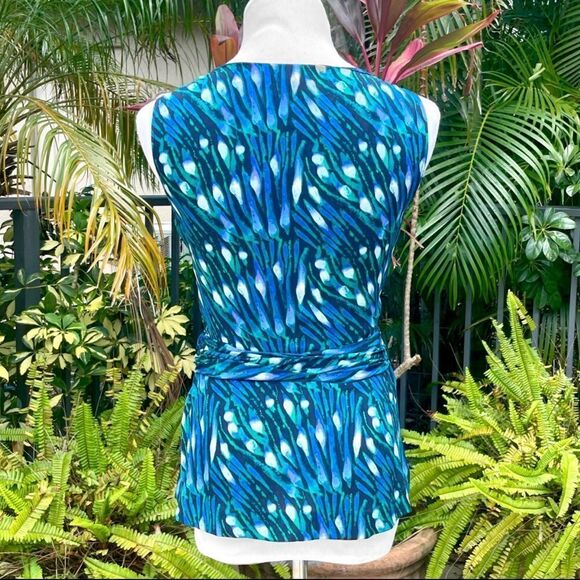 Tory Burch Twist Front Sleeveless Blouse - Picture 6 of 8